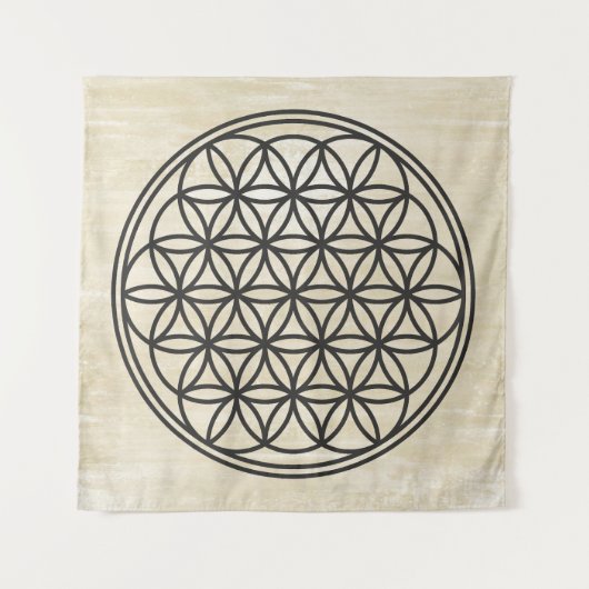 LEVENSVLOEISTOFFER - Schets 1 van het symbool voor Wandkleed (Voorkant (horizontaal))