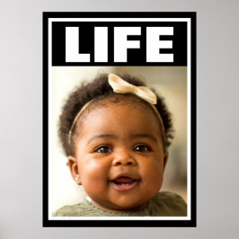 LEVENSVOORWAARDEN VOOR KLEINBABY GIRL-BABY LIFE POSTER
