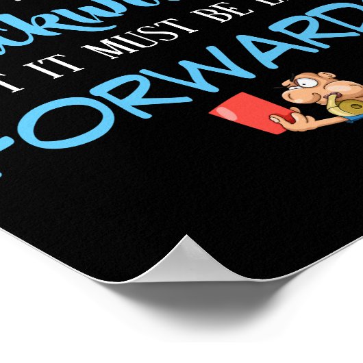 Levensvoorwaartse prijsopgave poster (Hoek)