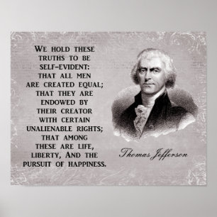 Levensvrijheid nastreven van geluk - Kunstafdrukke Poster