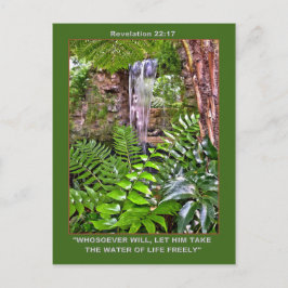 LEVENSWATER Post-kaart Briefkaart