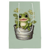 Levenswaterlelies Medium Cadeauzakje (Achterkant)