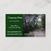 Levensweg/Natuur loopbaan Visitekaartjes (Achterkant)