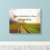 Levenswegen Canvas Afdruk (Insitu (Houten vloer))