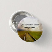 Levenswegen Ronde Button 3,2 Cm (Voorkant /achterkant)