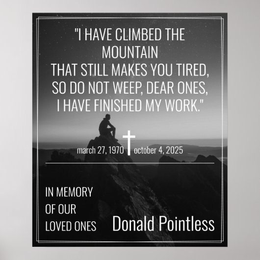 Levenswerk Poster (Voorkant)