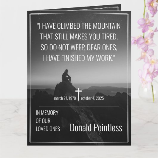 Levenswerken Kaart (Orchidee)