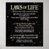 Levenswetten Poster (Voorkant)