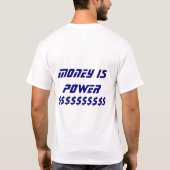 LEVENSWIJK, $, GELD MAKIN T-SHIRT (Achterkant)