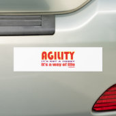 levenswijze bumpersticker (Op auto)
