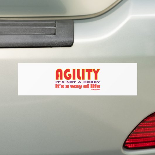 levenswijze bumpersticker (Op auto)