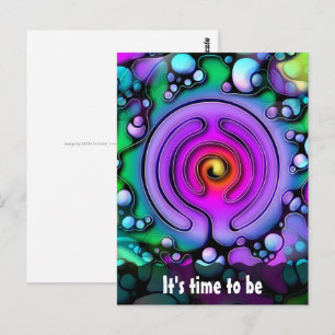 Levenswijze - Neurografisch kunstpatroon 2 Briefkaart