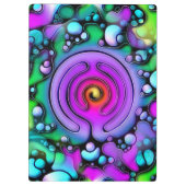 Levenswijze - Neurografisch kunstpatroon 2 Klembord (Achterkant)