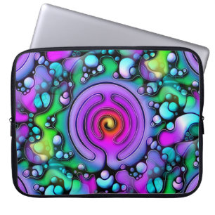 Levenswijze - Neurografisch kunstpatroon 2 Laptop Sleeve
