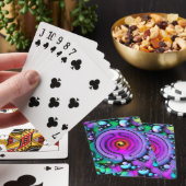 Levenswijze - Neurografisch kunstpatroon 2 Pokerkaarten (Insitu)