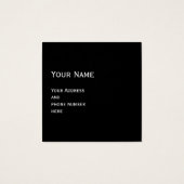 Levenswijze - Neurografisch kunstpatroon 2 Vierkante Visitekaartjes (Achterkant)