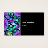 Levenswijze - Neurografisch kunstpatroon 2 Visitekaartje (Achterkant)