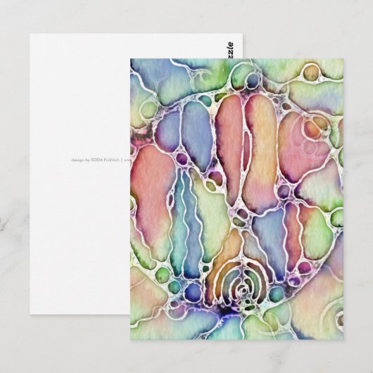 Levenswijze - neurografisch patroon 1 briefkaart (Voorkant / Achterkant)