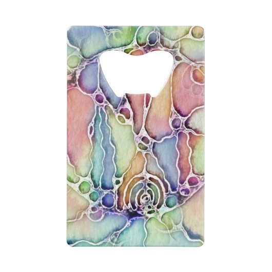 Levenswijze - neurografisch patroon 1 creditkaart flessenopener (Voorkant)