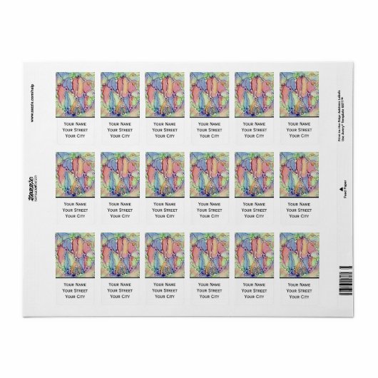 Levenswijze - neurografisch patroon 1 etiket (Full Sheet)