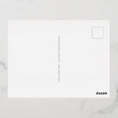 Levenswijze - neurografisch patroon 1 folie feestdagen briefkaart (Achterkant)