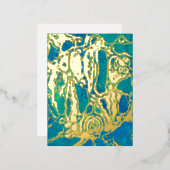 Levenswijze - neurografisch patroon 1 folie feestdagen briefkaart (Voorkant / Achterkant)