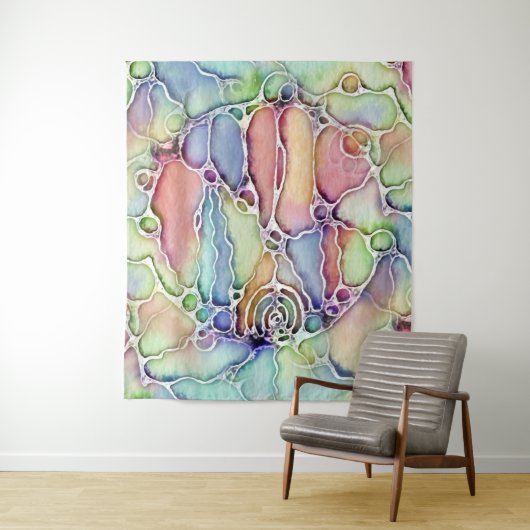 Levenswijze - neurografisch patroon 1 wandkleed (In situ)