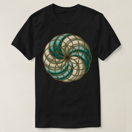 LEVENSZAAD TORUS GEOMETRIE T-SHIRT (Design voorkant)