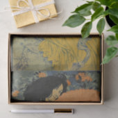 L'eventail (The Fan) van Eugene Grasset Tissuepapier (Geschenk)