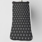 Levenventilator - naadloos patroon - zilver golfheadcover (Draai 90)