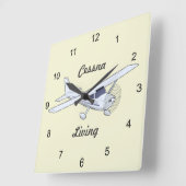 LEVENVliegtuig met zeer goede klampen Vierkante Klok (Hoek)