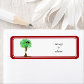 Levenvogels in de boom van het hart - Summer Love Etiket (Insitu)