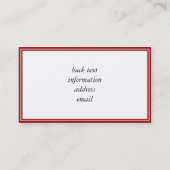 Levenvogels in de boom van het hart - Summer Love Visitekaartje (Achterkant)