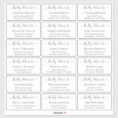 Lever aan het Adres van de Gast van de Grote Wedde Sticker (Vel)