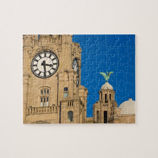 Lever Building, Liverpool, Merseyside, Engeland Legpuzzel (Horizontaal)