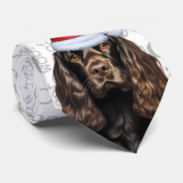 Lever Cocker Spaniel Kerst Hondenliefhebber Vakant Stropdas