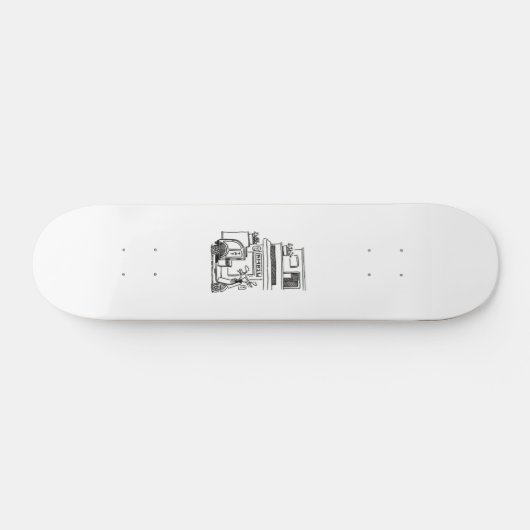 Lever de fiets in Japan Persoonlijk Skateboard (Horizontaal)