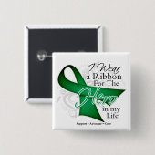 Lever- en galaandoeningen vierkante button 5,1 cm (Voorkant /achterkant)