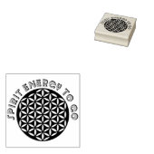 Lever - en - gedistilleerde energie om op te gaan rubberstempel (Gestempeld)