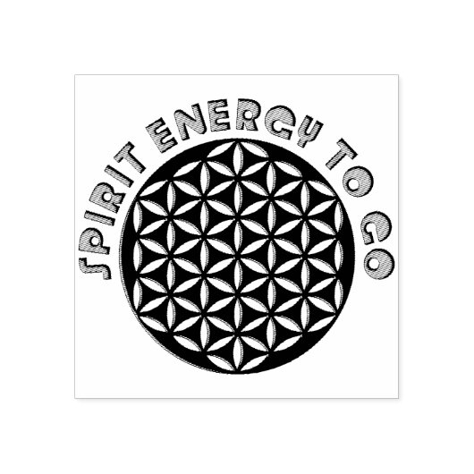 Lever - en - gedistilleerde energie om op te gaan rubberstempel (Afrduk)