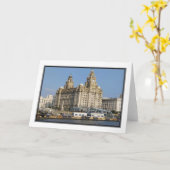 Lever Gebouwen Groeten Kaart (Gele Bloem)