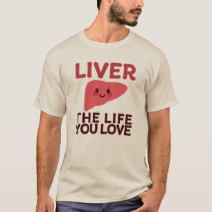 Lever het leven waar je van houdt - Schattigee lev T-shirt