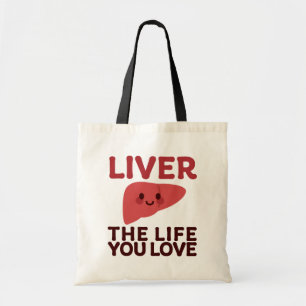 Lever het leven waar je van houdt - Schattigee lev Tote Bag