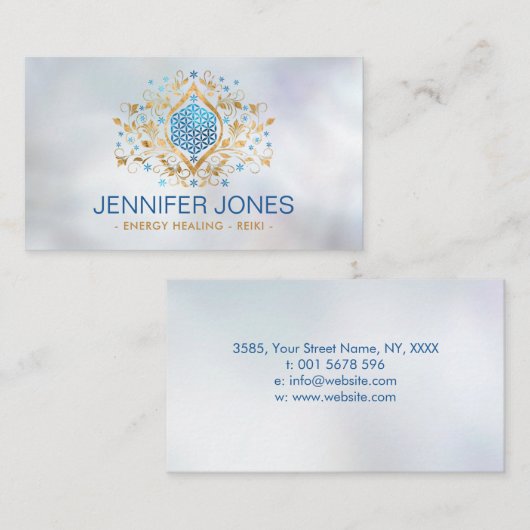 Lever van ornament visitekaartje (Voorkant / Achterkant)