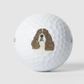 Lever & Witte Engelse Springer Spaniel Golfballen (Voorkant)