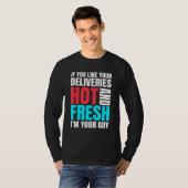 Leverancier geïnspireerd op warme en verse levensm t-shirt (Voorkant volledig)