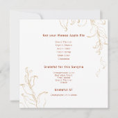 Leverancier | Menu Thanksgiving Drink (Voorkant)