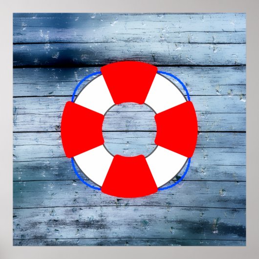 Leverancier op houten bord poster (Voorkant)