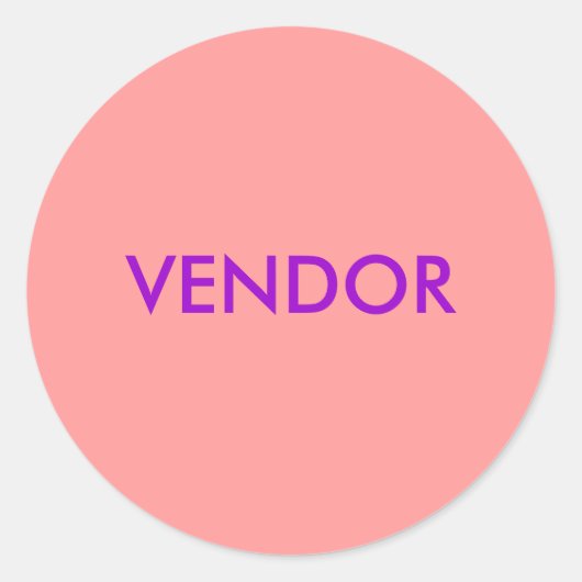 LEVERANCIER RONDE STICKER (Voorkant)