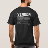 Leverancier van leverancier van ontwerp leverancie t-shirt (Achterkant)